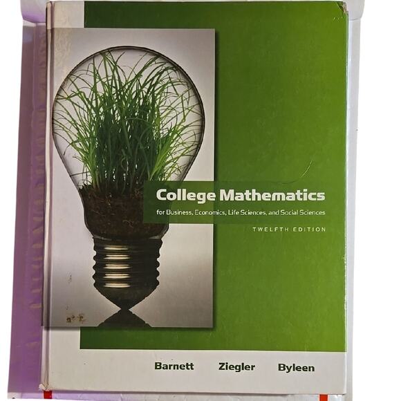 College Mathematics for Business, Economics, Life Sciences, Social Sciences [B2] - Picture 2 of 7